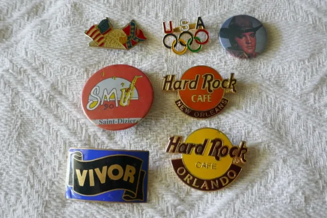 insignes broches badges no pin's HARD ROCK CAFÉ Elvis Presley USA