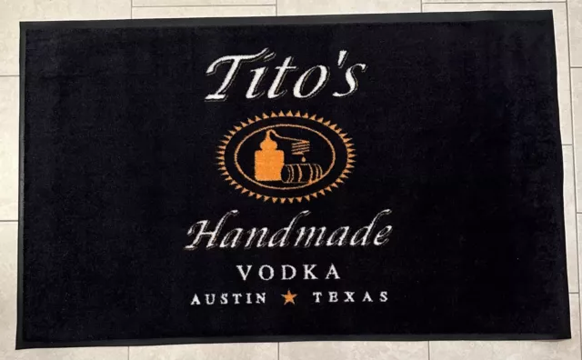 Tito’s Handmade Vodka 3’ x 5’ Floor Mat Brand New In Box