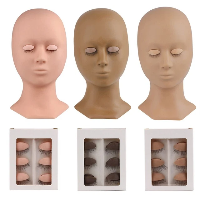 Eyelashes Tools Practice Training Head Eyelashes Extension Training Model