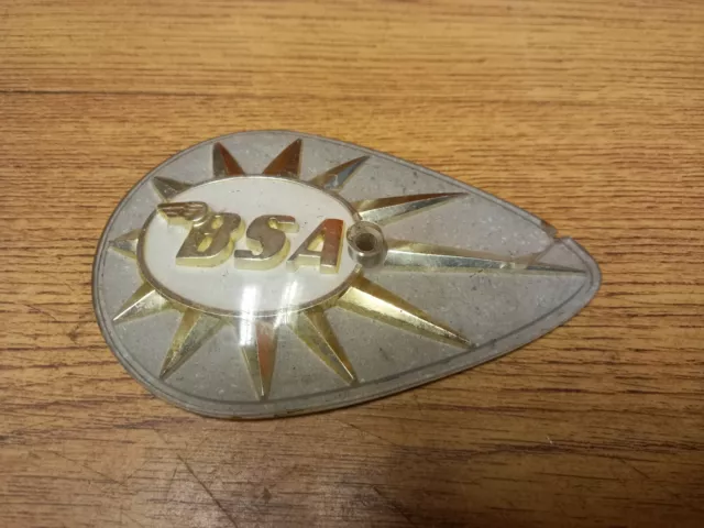 Bsa C15 B25 B40 B44 A50 A65 Pearl Colour Petrol Fuel Tank Badge  - 40-8015/178