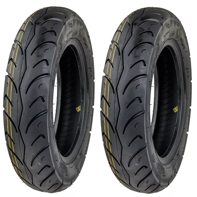 5A01 3.50-10 Scooter Tubeless TIRE 2 PCS SET Front/Rear Motorcycle/Moped  Fit 10