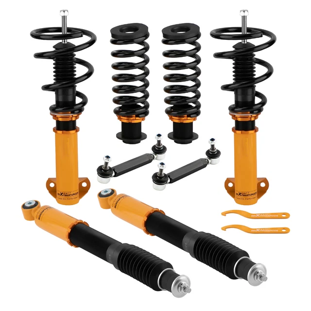 Rear Shocks & Front Struts Coil Springs Kit For Mercedes-Benz W203 2000-2007