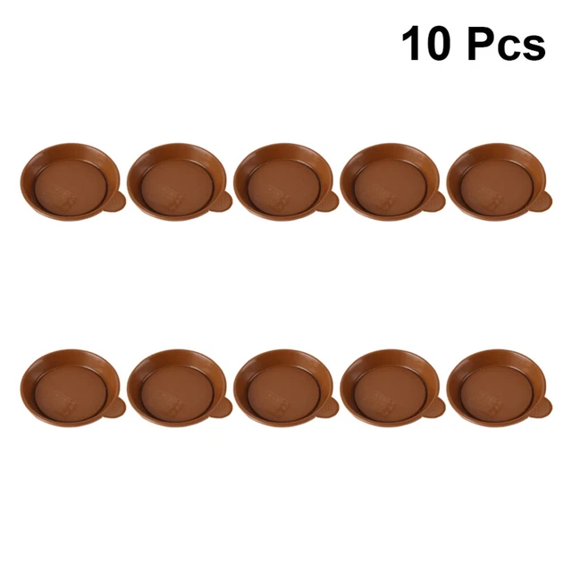 10 PCS Nursery Pots Tray Round Decorative Plants Drip Tray 11