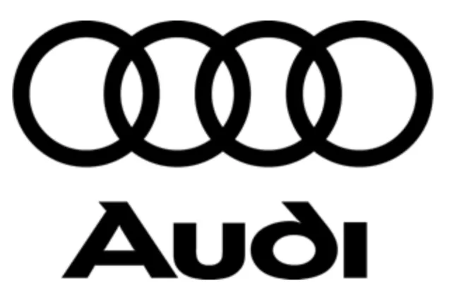 Audi Logo Vinyl Decal Many Sizes & Colors FREE Ship & Buy 2 Get 1 FREE