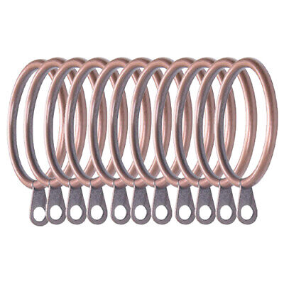 Metal Curtain Rings Copper Hanging Hooks for Heavy duty Curtains Rods Pole Voile