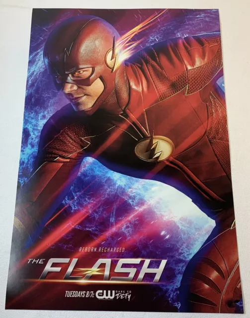 Original 2017 CW TV Show Promo Poster ~ The Flash ~12x18
