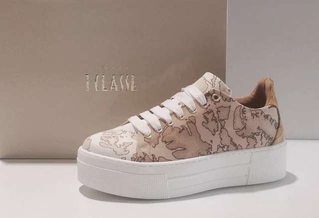 ALVIERO MARTINI 1 CLASSE 0558 SNEAKERS Donna Bianco Safari P E