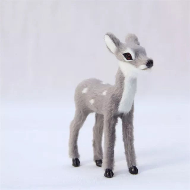 Simulation Animal Bedroom Creative Simulation Mini Sika Deer Animal Fur Animal 2