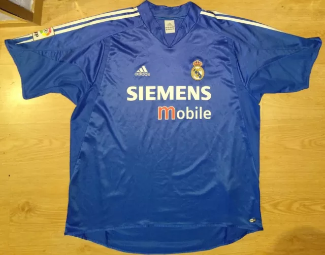 Camiseta Real Madrid Adidas 2004-2005 Shirt Trikot Maillot Maglia