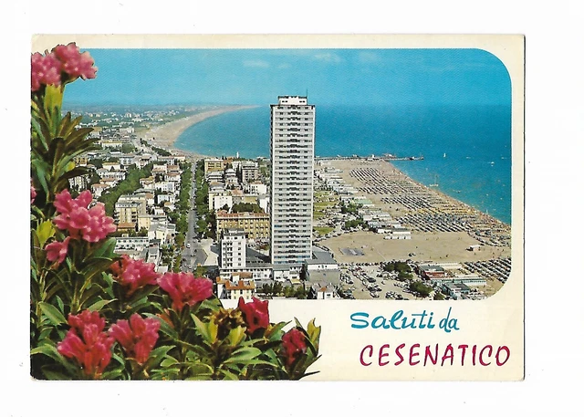 FORLI' CESENA (360) - Saluti da CESENATICO, Veduta Aerea - FG/Vg 1985