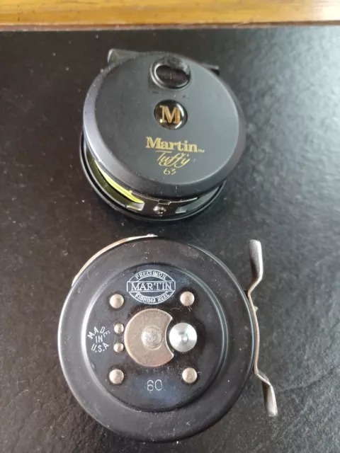 VINTAGE MARTIN CLASSIC MC78 Fly Reel w/ Cortland 333HT DT7F Line Very, Nice  $35.00 - PicClick
