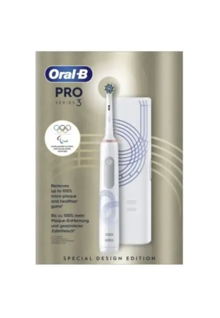 Oral-B Pro 3000 Édition JO Brosse à Dents Électrique Rechargeable + 1 Étui