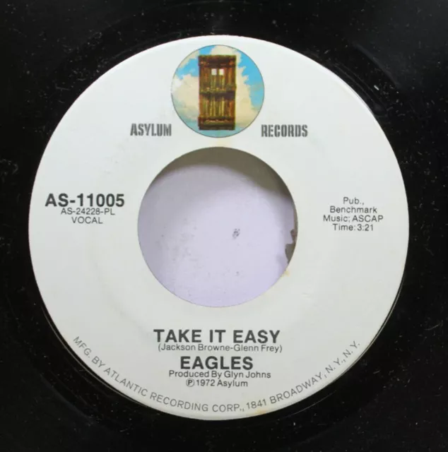 Rock Neuf Stock Ancien NM ! 45 Eagles - Take It Easy / Attraper You IN The Mood