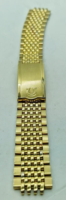 RARE ORIGINAL OMEGA Rice Grain Bracelet 1037 Yellow Gold