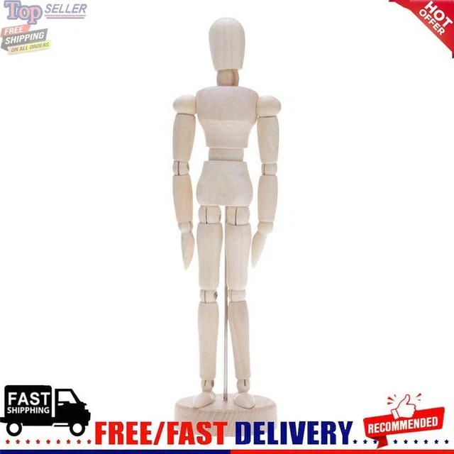 Holz bewegliche Gliedmaßen menschliche Figur Modell Künstler Skizze Zeichnung Modelle (14cm)