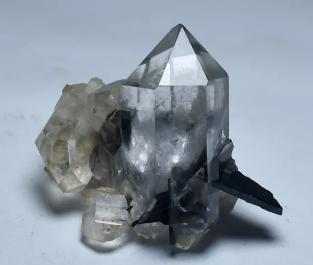 Cristal de Quartz avec inclusions de Brookite du Pakistan/37,10 carats 2