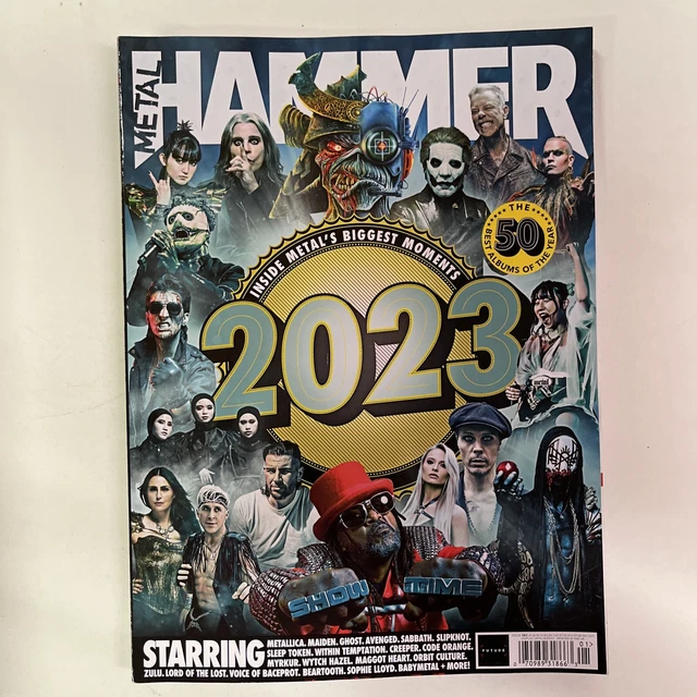 METAL HAMMER MAGAZINE Jan 2025 Sleep Token Ghost Ville Valo Slipknot