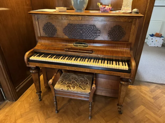 Monington & Weston London - Upright Piano - Antique / Decorative