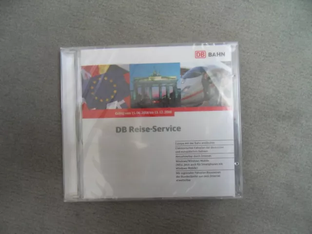 DB Bahn Kursbuch Fahrpkan CD Sommer 2008 neu in ungeöffneter OVP