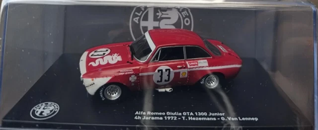 Miniature Alfa Romeo Giulia GTA 1:43 – N°61 Rolland & Augias (Copa Alpes 1966)
