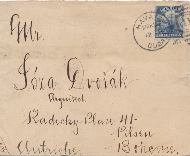 1903: Letter To Pilsen/Bohemia