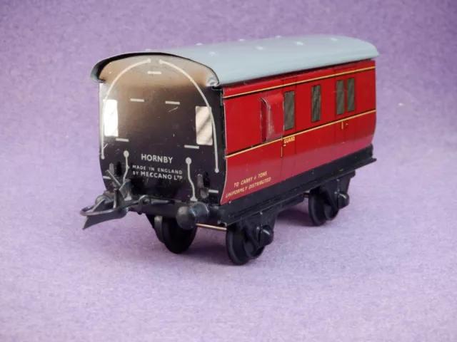 Hornby O Gauge No 41 Passenger Brake Van Boxed  FREE P&P