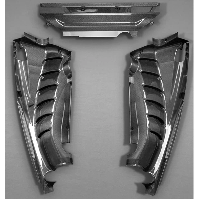 Capristo Ferrari 488 GTB Berlinetta Carbon Motor Compartment Side Covers L/R