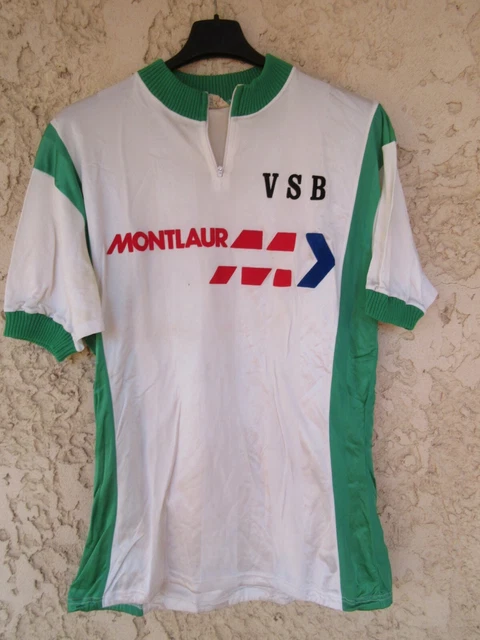 Maillot cycliste V.C.B.A AGEN Continent vintage années 90 trikot shirt