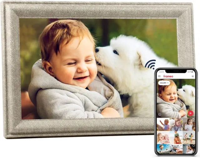 Digital Photo Frame 10.1 Inch Wifi Digital Picture Frame IPS HD Touch Screen Sma