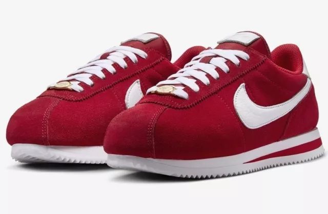 Nike Cortez Premium Suede University Red White Swoosh Classic All Sizes