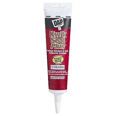 5.5-oz. Kwik Seal Plus Clear Kitchen/Bath Microban Caulk 7079818546