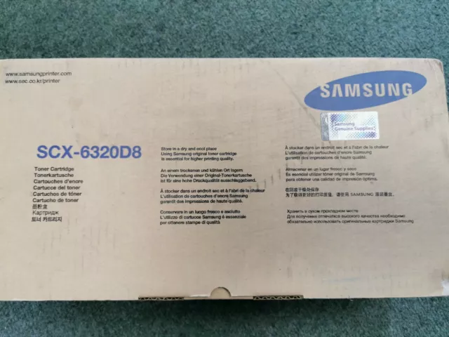 Genuine Original Samsung 6320D8 Black Toner Cartridge SCX-6320D8, Free Delivery