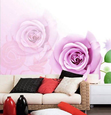 LYS 3D Lys Pourpre 66 Photo Papier Peint en Autocollant Murale Plafond Chambre Art 