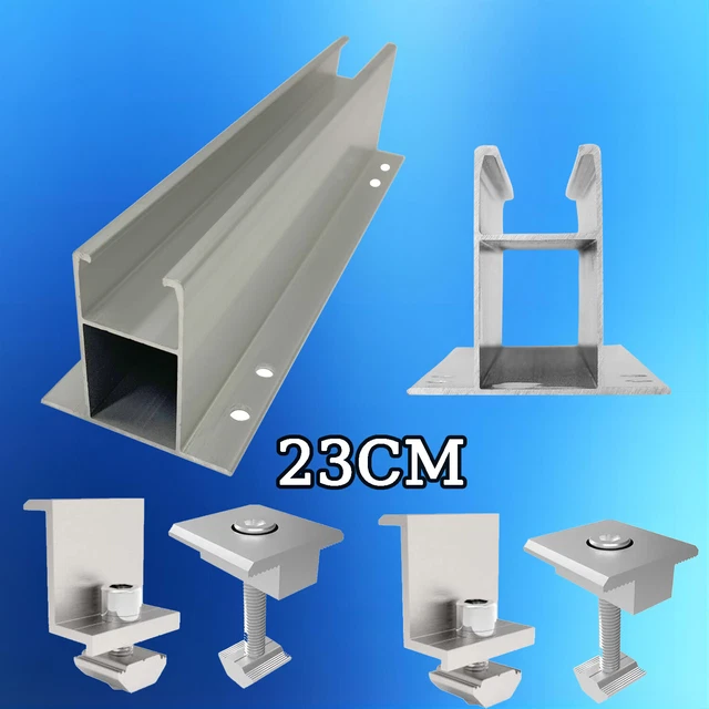 Supporto Per Pannello Solare In Alluminio, Lamiera Trapezoidale, Tetto - Foto 6