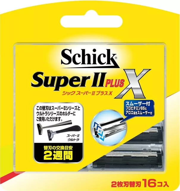 Chic Schick Super II Plus X 2-blade blade (16 co-ON)