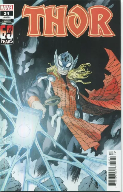 Thor #24 Cover B Shalvey Spider-Man Variant Marvel 2022 Eb252