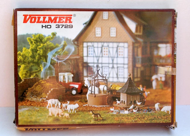 Vollmer HO 3600 - Kit Gare Oberbaumbach, Quai Et Arrêt, époque 3, Train Miniature