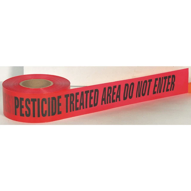 PRESCO PRODUCTS CO B3103R504-200 Barricade Tape,Red/Black,1000 ft x 3 In
