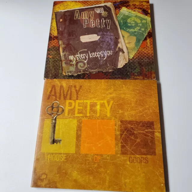 Amy Petty CD LOT 2 MYSTERY KEEPS YOU HOUSE OF DOORS 2008 + 2010 Folk Detroit MI