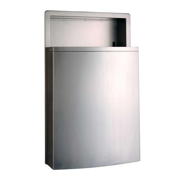 Bobrick 43644 ConturaSeries 12.8 Gallon Recessed Waste Receptacle