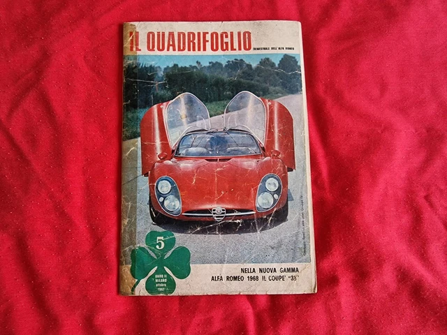 Il Quadrifoglio October 1967 Alfa Romeo Italian Publication Car Magazine