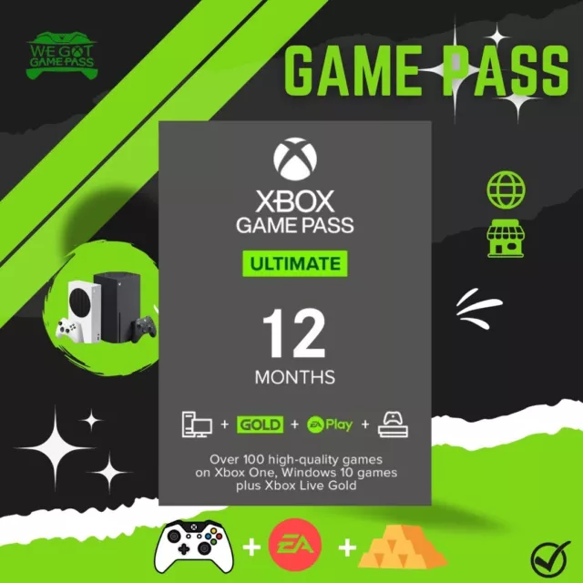 Xbox Game Pass Ultimate 12 Monate Game Pass DE EU GLOBAL✅✅