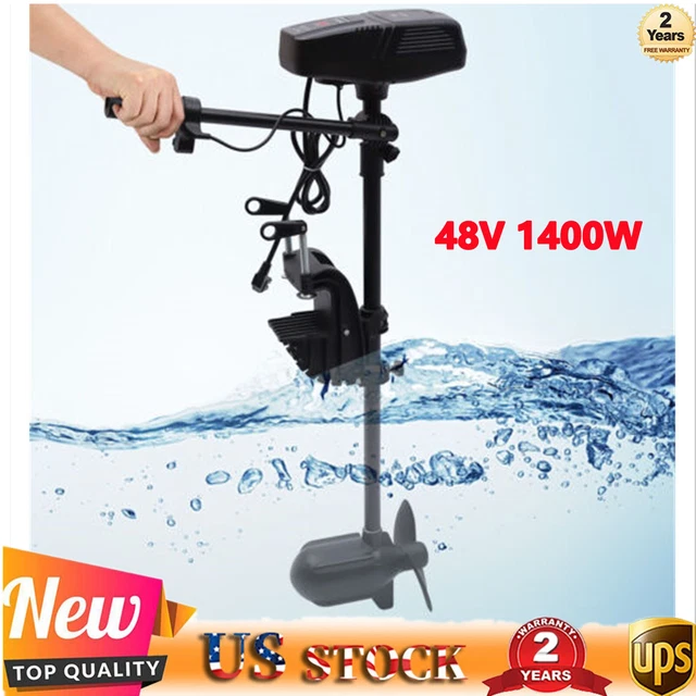 1400W ELECTRIC TROLLING Motor 260LBS Outboard Brushless Motor Fishing