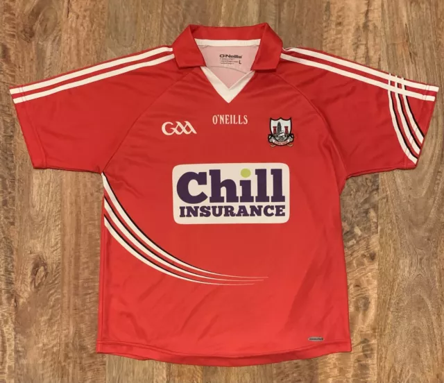 Cork GAA Gaelic Football Hurling Shirt Jersey O’Neills Mens Large