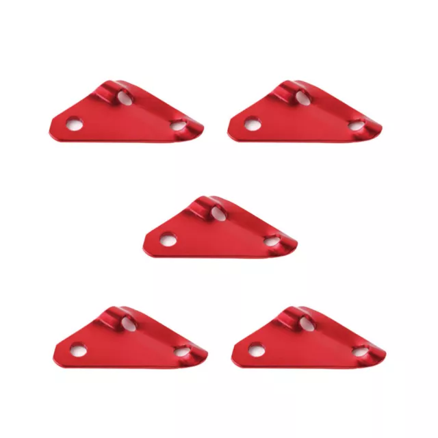 10pcs Triangle Aluminum Alloy Camping Wind Rope Buckle Tent Rope Adjuster