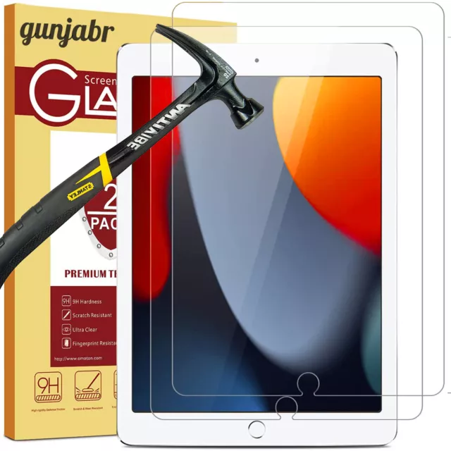2 Pack Screen Protector Tempered Glass For Apple iPad Air 9.7 10.2 Pro 10.5 Mini