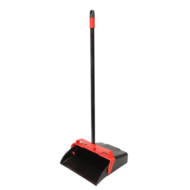 O-Cedar 96208 MaxiPlus Black Lobby Dustpan With Rear Wheels