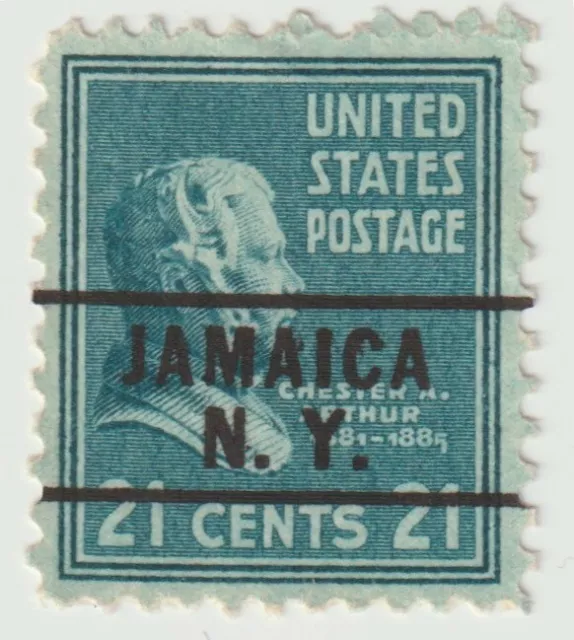 1938-1939 USA - Chester A. Arthur - Precancel "Jamaica, N.Y." - 21 Cent Stamp