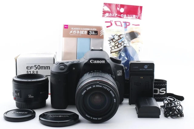 Canon EOS 60D DOUBLE LENS KIT SLR CAMERA 716073