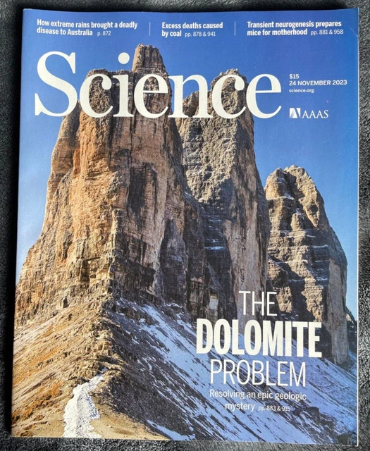 AAAS SCIENCE JOURNAL Magazine November 24, 2023 Vol. 382 No 6673 £5.59